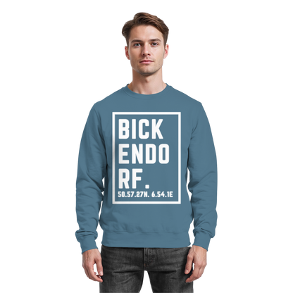Bickendorf Koordinaten (großer Druck auf der Brust) - Basic Sweatshirt