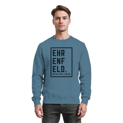 Ehrenfeld Koordinaten (großer Druck auf der Brust) - Basic Sweatshirt