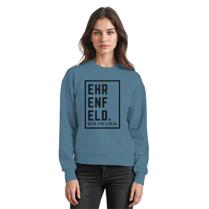 Ehrenfeld Koordinaten (großer Druck auf der Brust) - Basic Sweatshirt