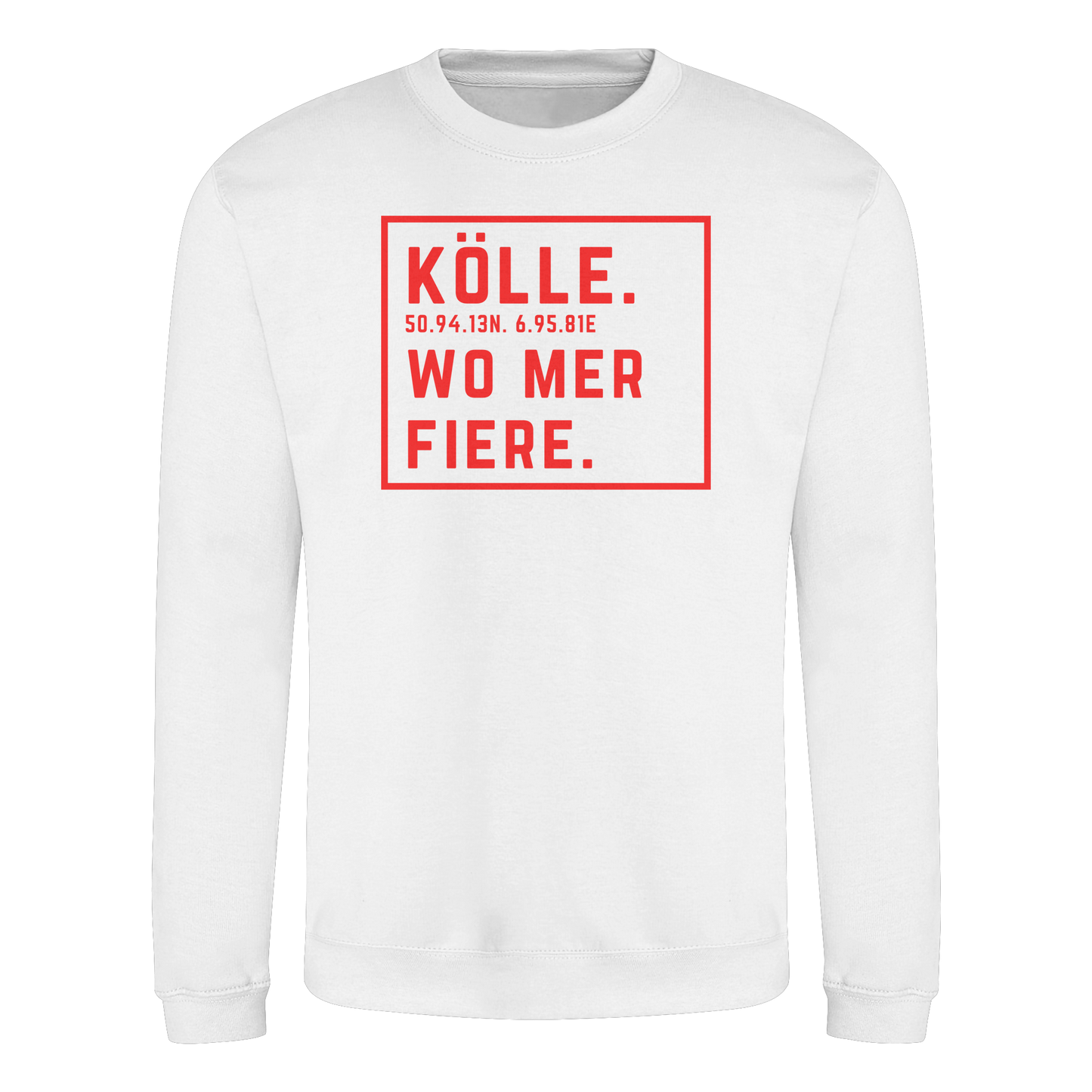 Kölle Fiere Druck - Basic Sweatshirt