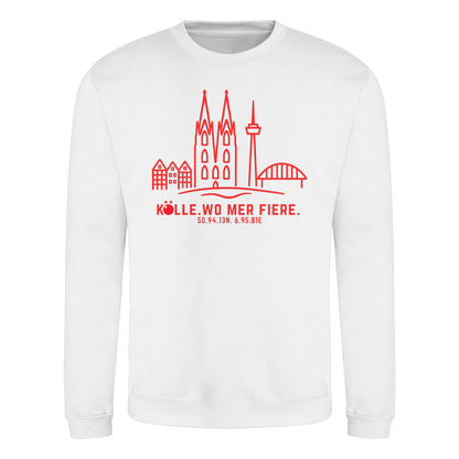 Skyline Fiere Druck  - Basic Sweatshirt