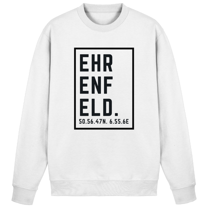 Ehrenfeld Koordinaten (großer Druck auf der Brust) - Basic Sweatshirt