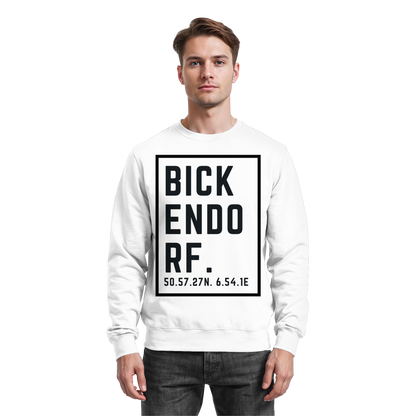 Bickendorf Koordinaten (großer Druck auf der Brust) - Basic Sweatshirt