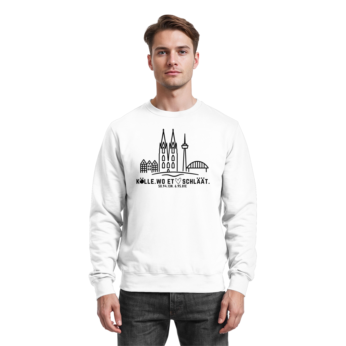 Skyline Hätz Druck - Basic Sweatshirt