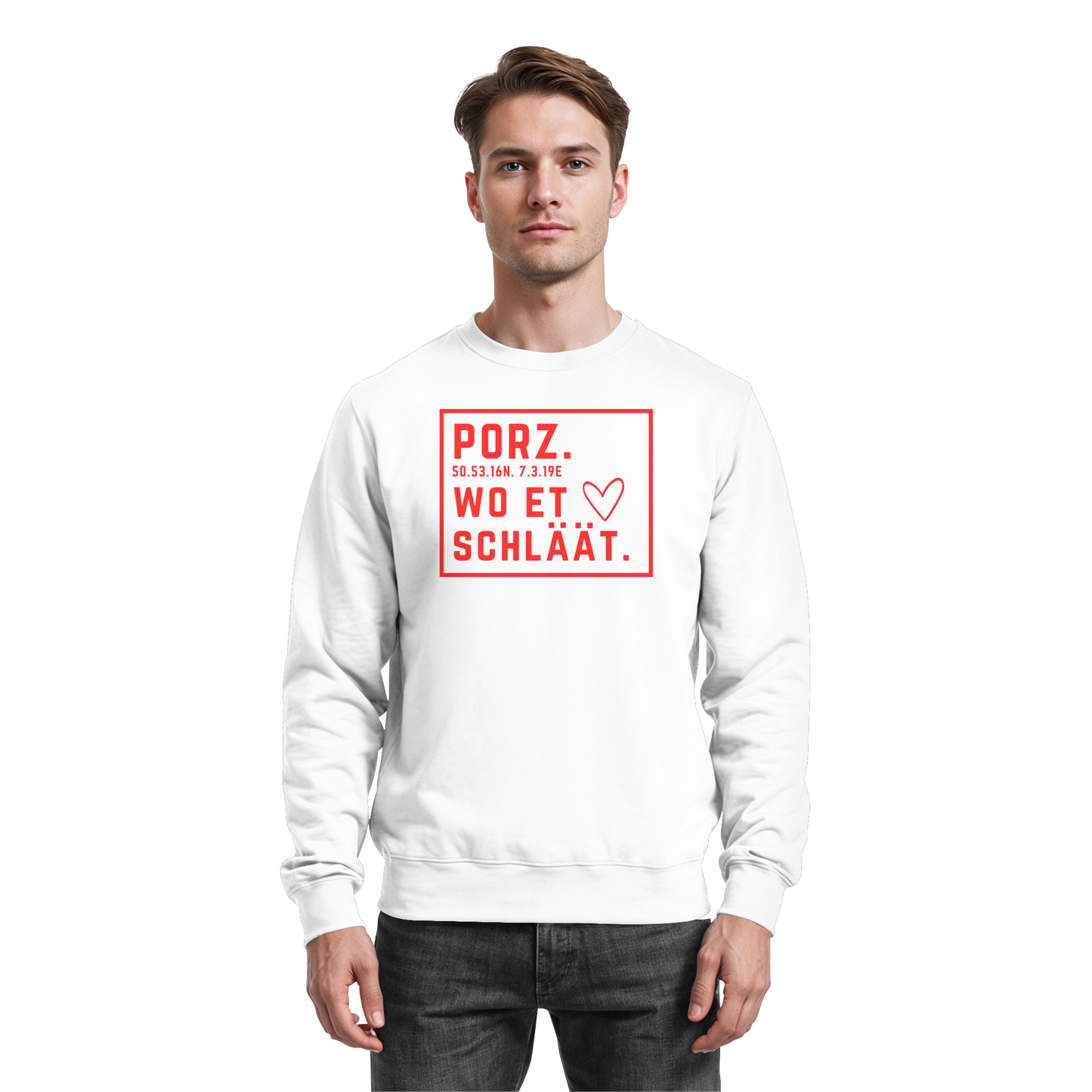 Porz Hätz Druck - Basic Sweatshirt