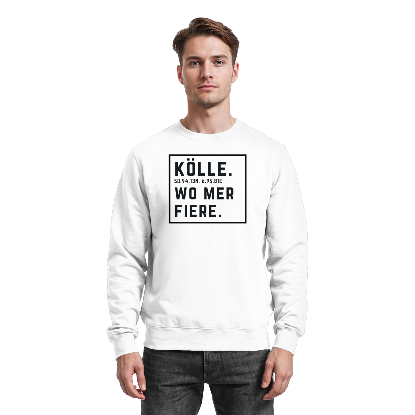 Kölle Fiere Druck - Basic Sweatshirt