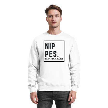 Nippes Koordinaten (großer Druck auf der Brust) - Basic Sweatshirt