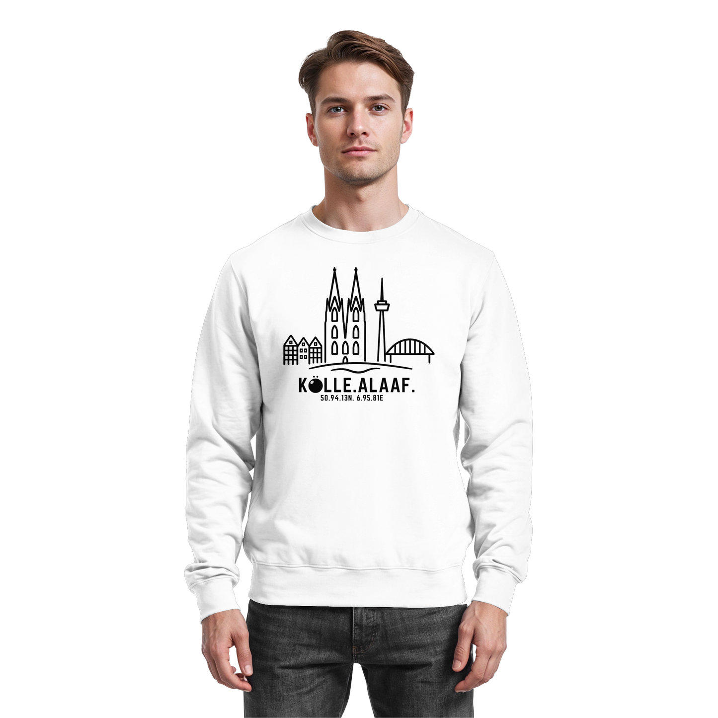 Skyline Alaaf Druck - Basic Sweatshirt