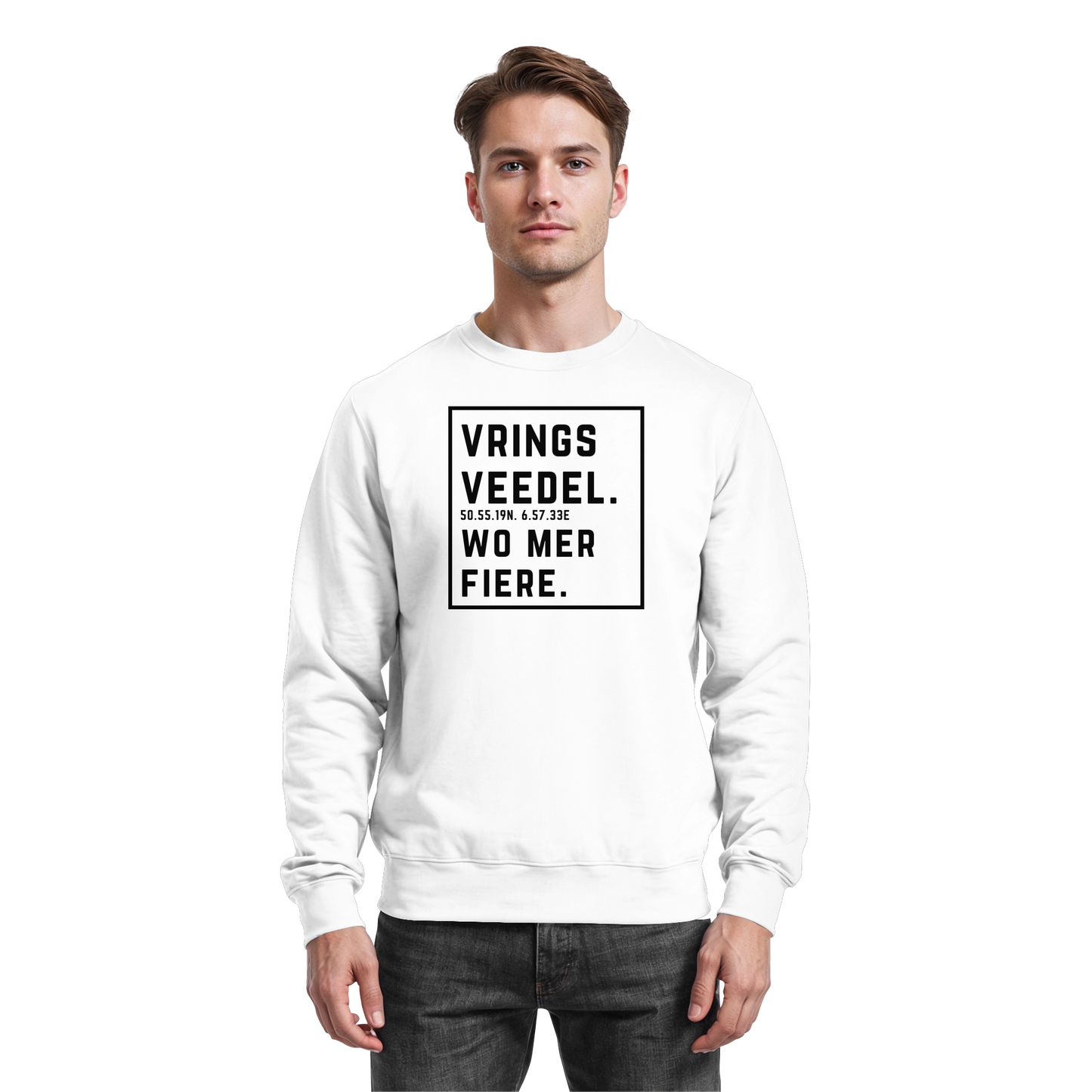 Vringsveedel Fiere Druck - Basic Sweatshirt