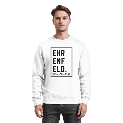 Ehrenfeld Koordinaten (großer Druck auf der Brust) - Basic Sweatshirt