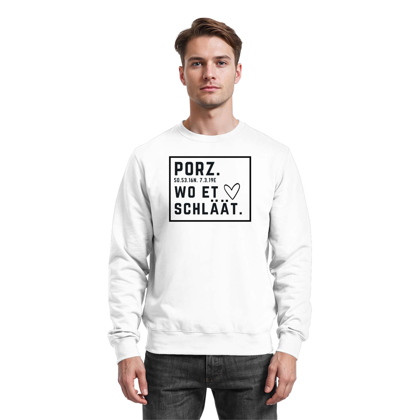 Porz Hätz Druck - Basic Sweatshirt