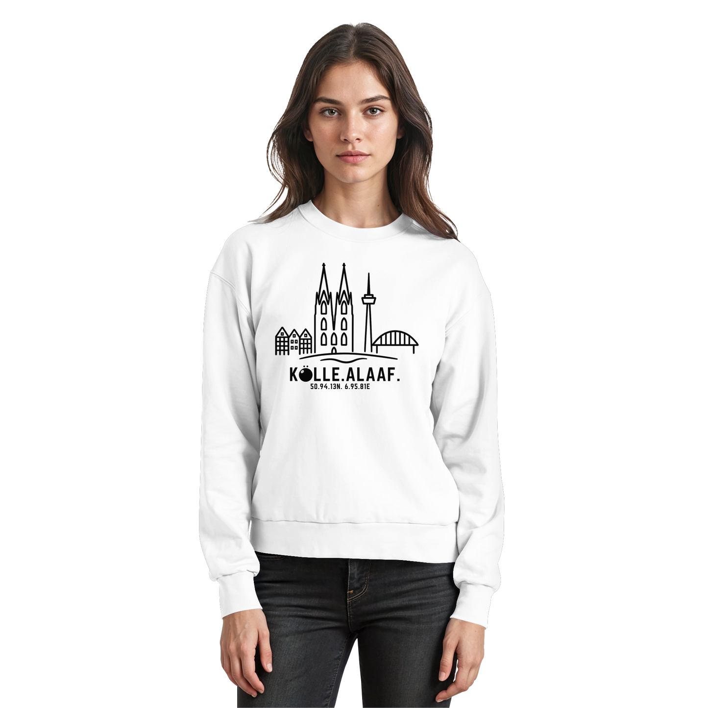 Skyline Alaaf Druck - Basic Sweatshirt