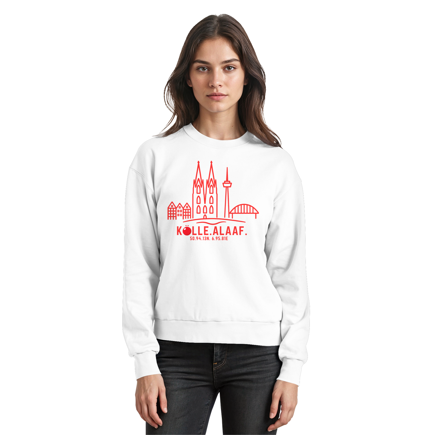 Skyline Alaaf Druck - Basic Sweatshirt