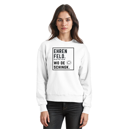 Wo de Sonn schingk - Ehrenfeld Druck  - Basic Sweatshirt