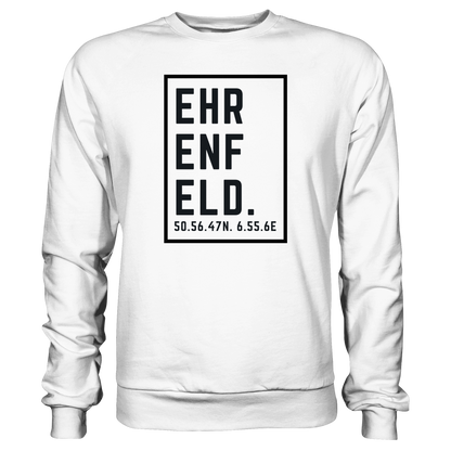 Ehrenfeld Koordinaten (großer Druck auf der Brust) - Basic Sweatshirt