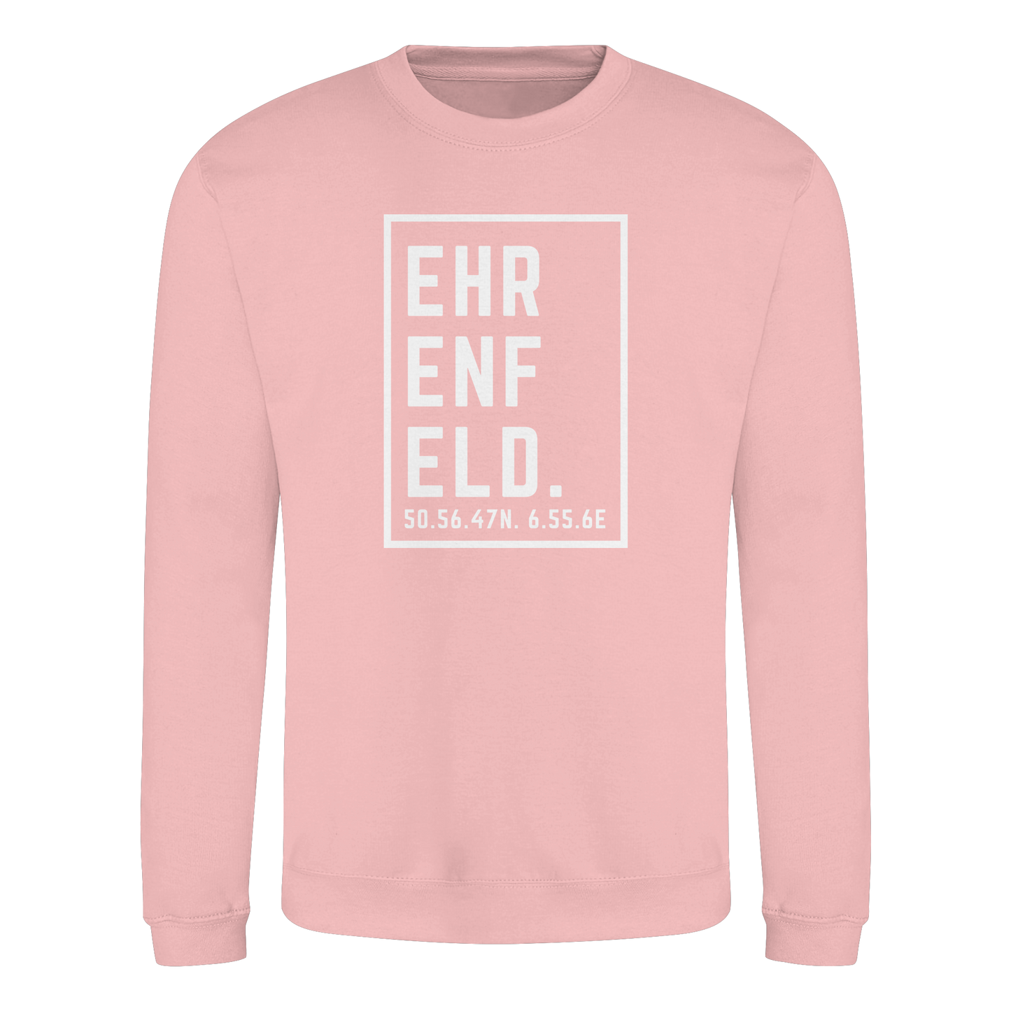 Ehrenfeld Koordinaten (großer Druck auf der Brust) - Basic Sweatshirt