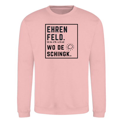 Wo de Sonn schingk - Ehrenfeld Druck  - Basic Sweatshirt
