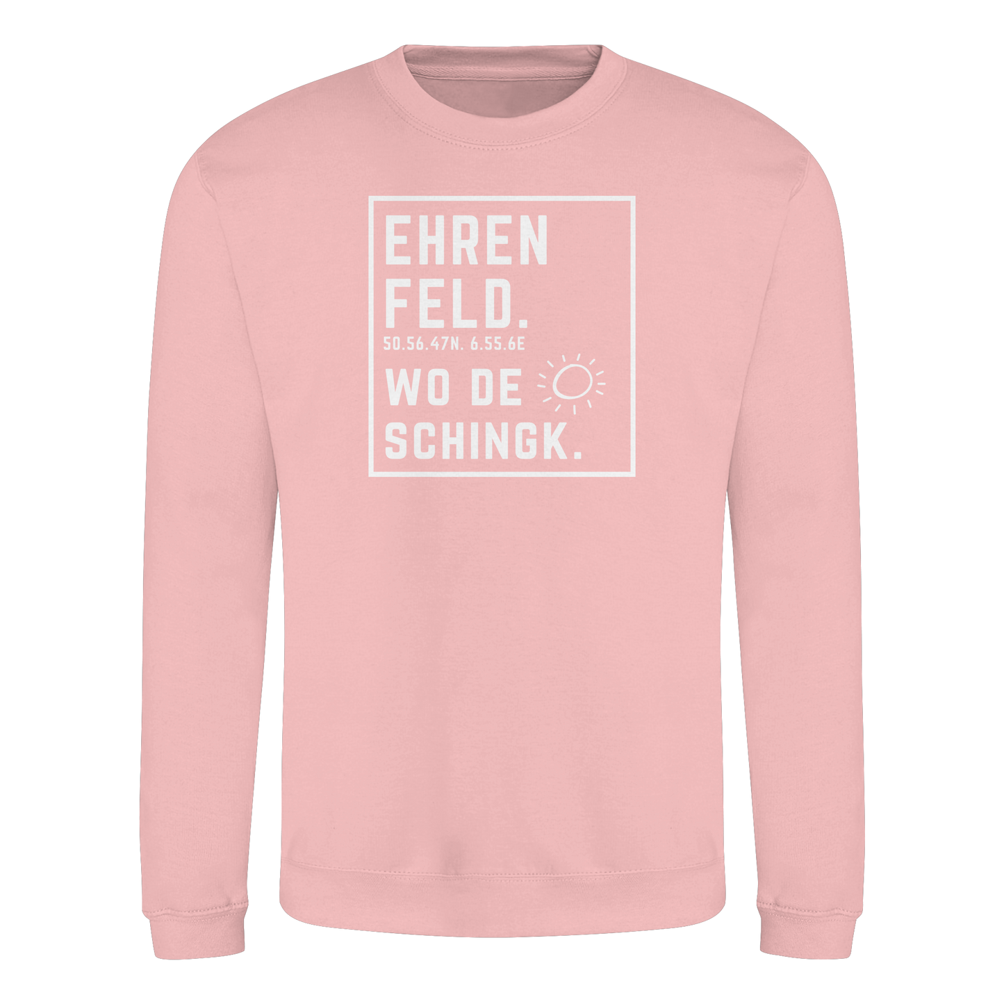 Wo de Sonn schingk - Ehrenfeld Druck - Basic Sweatshirt