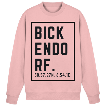 Bickendorf Koordinaten (großer Druck auf der Brust) - Basic Sweatshirt