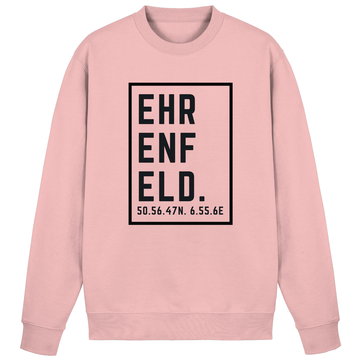 Ehrenfeld Koordinaten (großer Druck auf der Brust) - Basic Sweatshirt