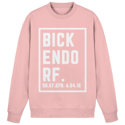Bickendorf Koordinaten (großer Druck auf der Brust) - Basic Sweatshirt