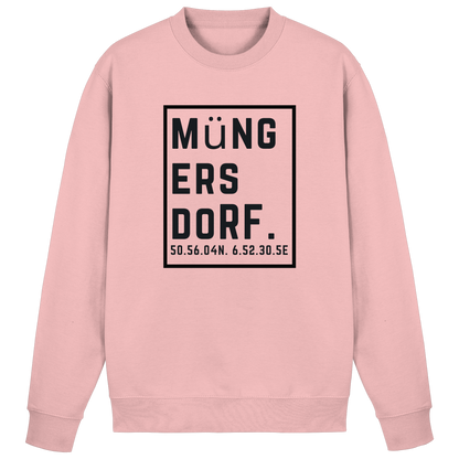 Müngersdorf Koordinaten (großer Druck auf der Brust) - Basic Sweatshirt