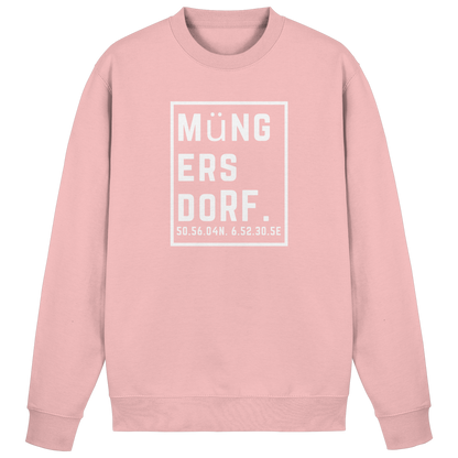 Müngersdorf Koordinaten (großer Druck auf der Brust) - Basic Sweatshirt