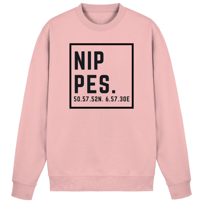 Nippes Koordinaten (großer Druck auf der Brust) - Basic Sweatshirt