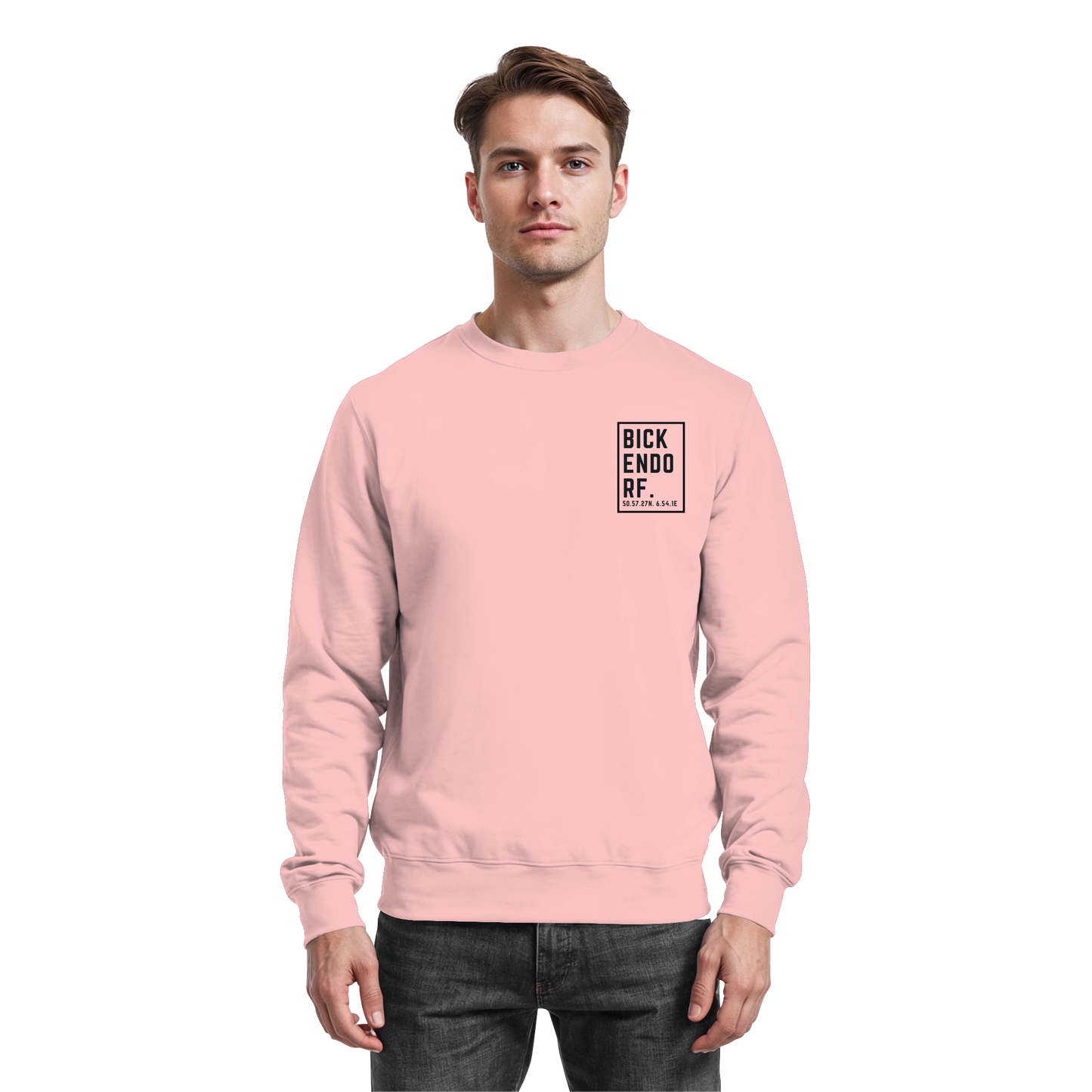 Bickendorf Koordinaten (kleiner Druck auf der Brust) - Basic Sweatshirt