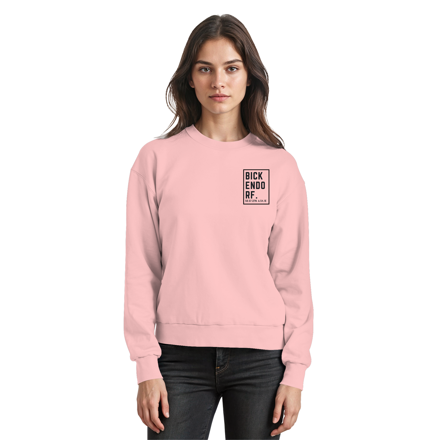 Bickendorf Koordinaten (kleiner Druck auf der Brust) - Basic Sweatshirt