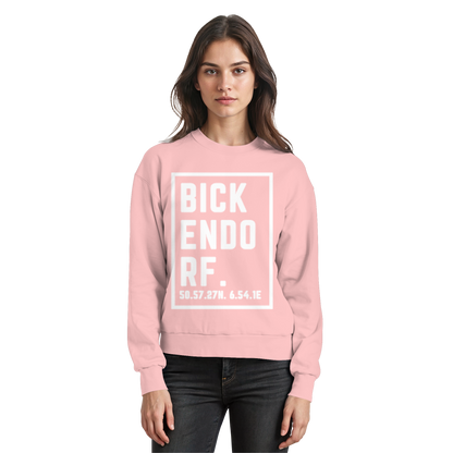 Bickendorf Koordinaten (großer Druck auf der Brust) - Basic Sweatshirt
