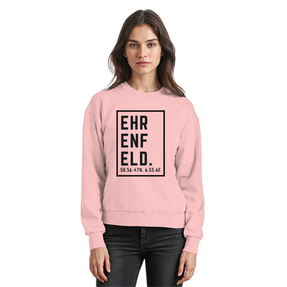 Ehrenfeld Koordinaten (großer Druck auf der Brust) - Basic Sweatshirt