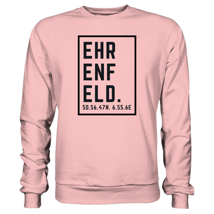 Ehrenfeld Koordinaten (großer Druck auf der Brust) - Basic Sweatshirt