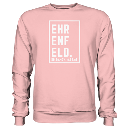 Ehrenfeld Koordinaten (großer Druck auf der Brust) - Basic Sweatshirt
