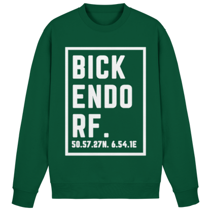 Bickendorf Koordinaten (großer Druck auf der Brust) - Basic Sweatshirt