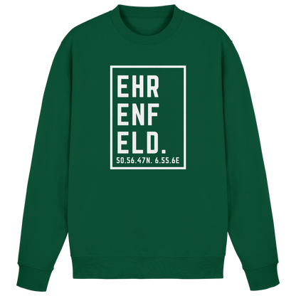 Ehrenfeld Koordinaten (großer Druck auf der Brust) - Basic Sweatshirt