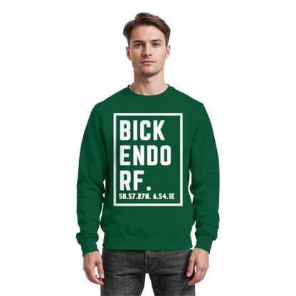 Bickendorf Koordinaten (großer Druck auf der Brust) - Basic Sweatshirt