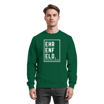 Ehrenfeld Koordinaten (großer Druck auf der Brust) - Basic Sweatshirt