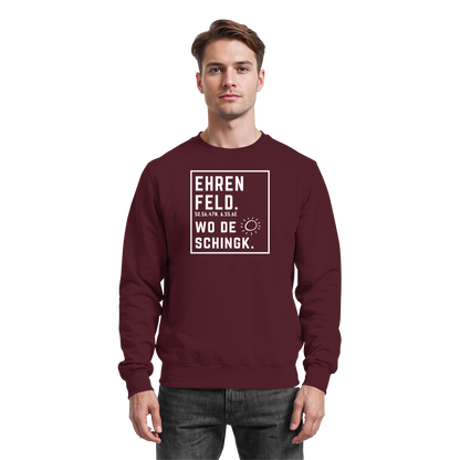 Wo de Sonn schingk - Ehrenfeld Druck - Basic Sweatshirt