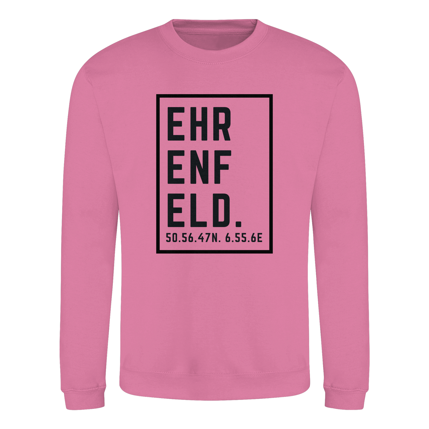 Ehrenfeld Koordinaten (großer Druck auf der Brust) - Basic Sweatshirt
