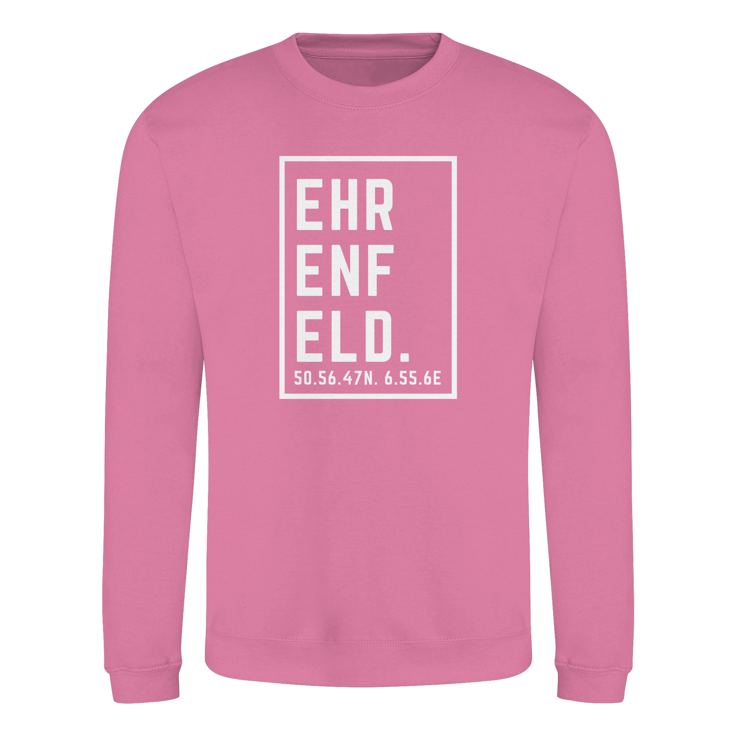 Ehrenfeld Koordinaten (großer Druck auf der Brust) - Basic Sweatshirt