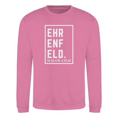 Ehrenfeld Koordinaten (großer Druck auf der Brust) - Basic Sweatshirt