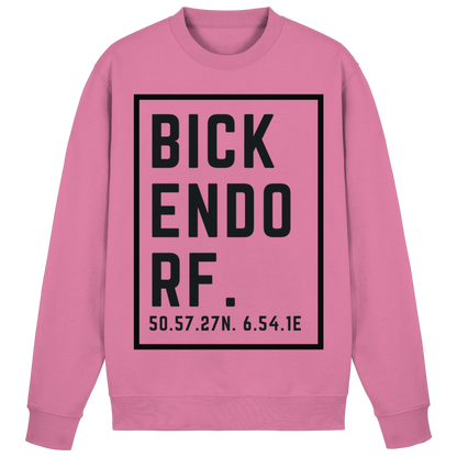 Bickendorf Koordinaten (großer Druck auf der Brust) - Basic Sweatshirt