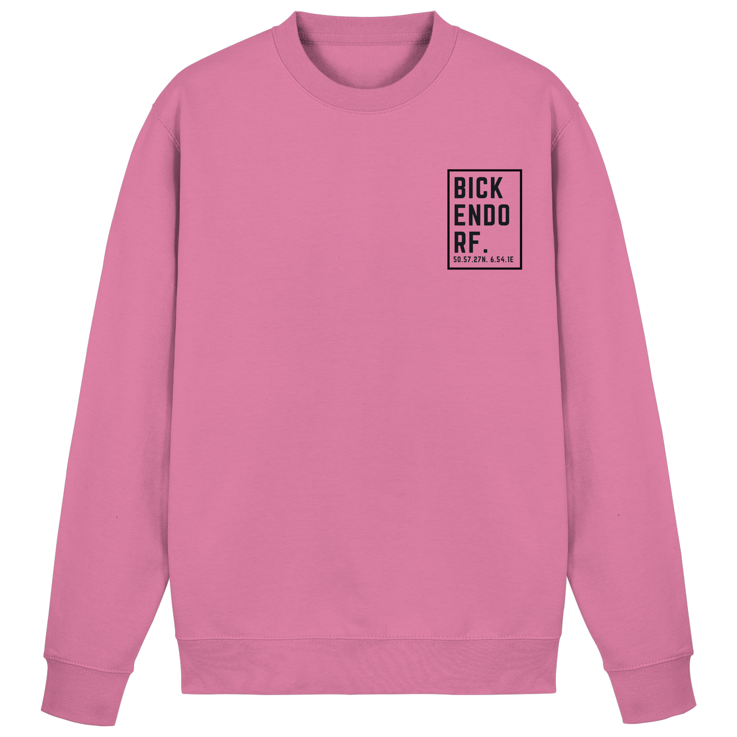 Bickendorf Koordinaten (kleiner Druck auf der Brust) - Basic Sweatshirt