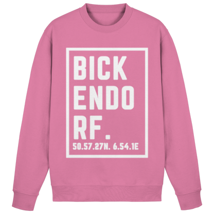 Bickendorf Koordinaten (großer Druck auf der Brust) - Basic Sweatshirt