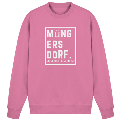 Müngersdorf Koordinaten (großer Druck auf der Brust) - Basic Sweatshirt