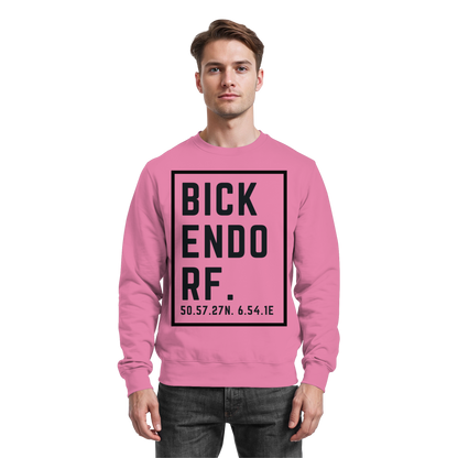 Bickendorf Koordinaten (großer Druck auf der Brust) - Basic Sweatshirt