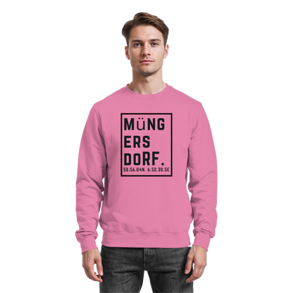 Müngersdorf Koordinaten (großer Druck auf der Brust) - Basic Sweatshirt