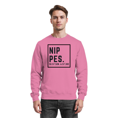 Nippes Koordinaten (großer Druck auf der Brust) - Basic Sweatshirt