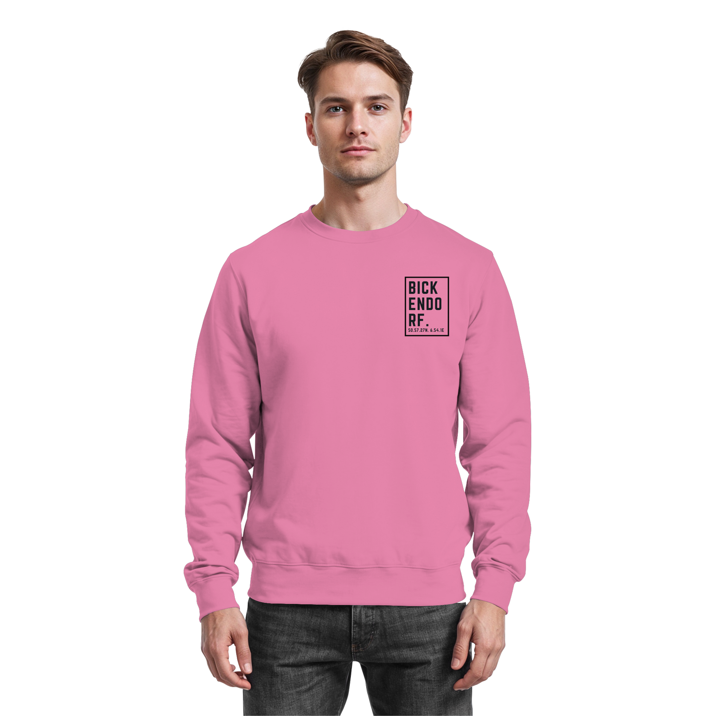 Bickendorf Koordinaten (kleiner Druck auf der Brust) - Basic Sweatshirt